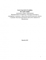 ПРограмма воспитания НОО 2025